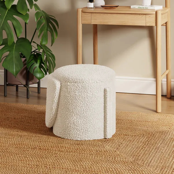 Storage Footstool Chair