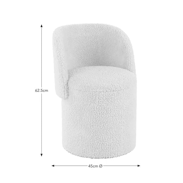Storage Footstool Chair