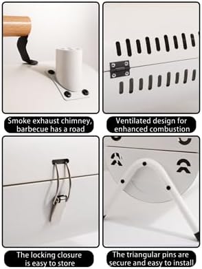 Portable Tabletop Charcoal Grill