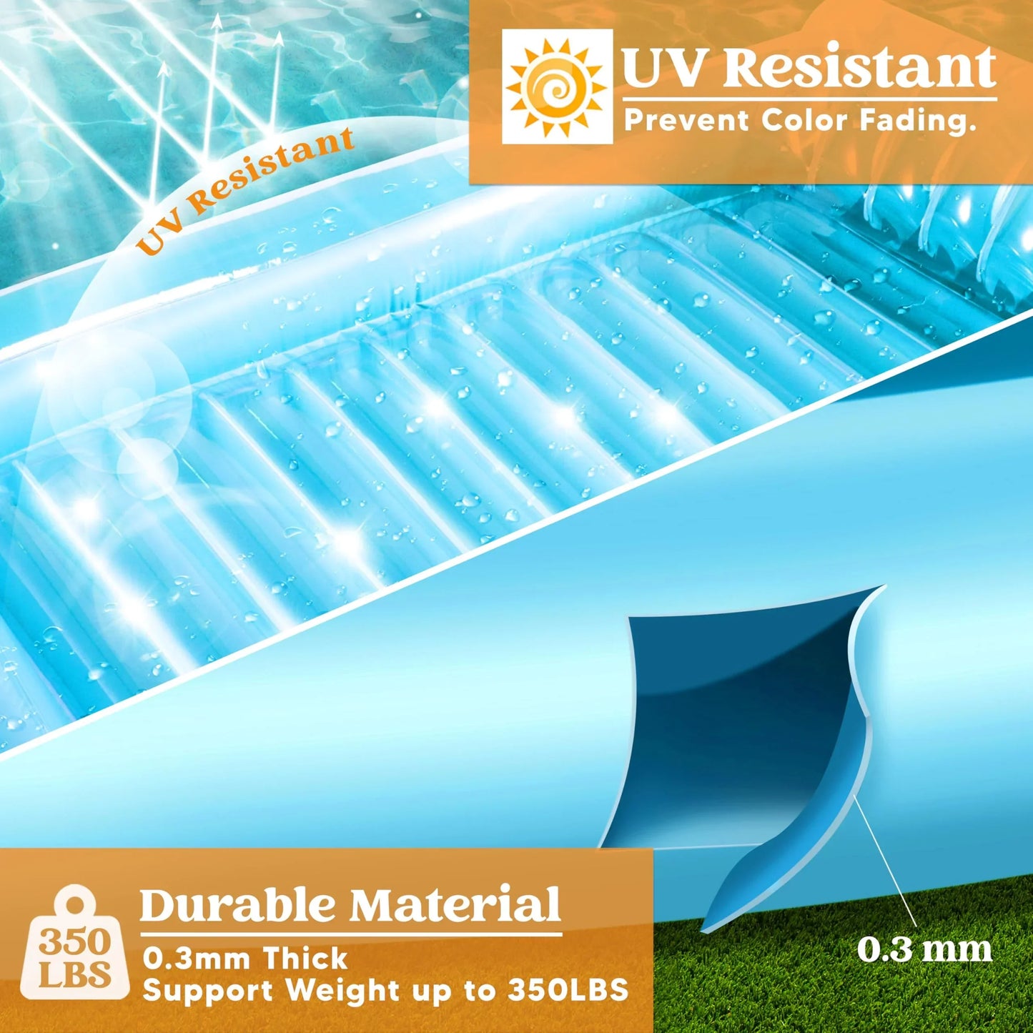Inflatable Tanning Pool Lounger