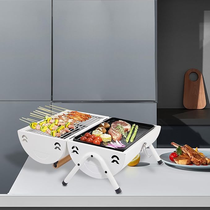 Portable Tabletop Charcoal Grill