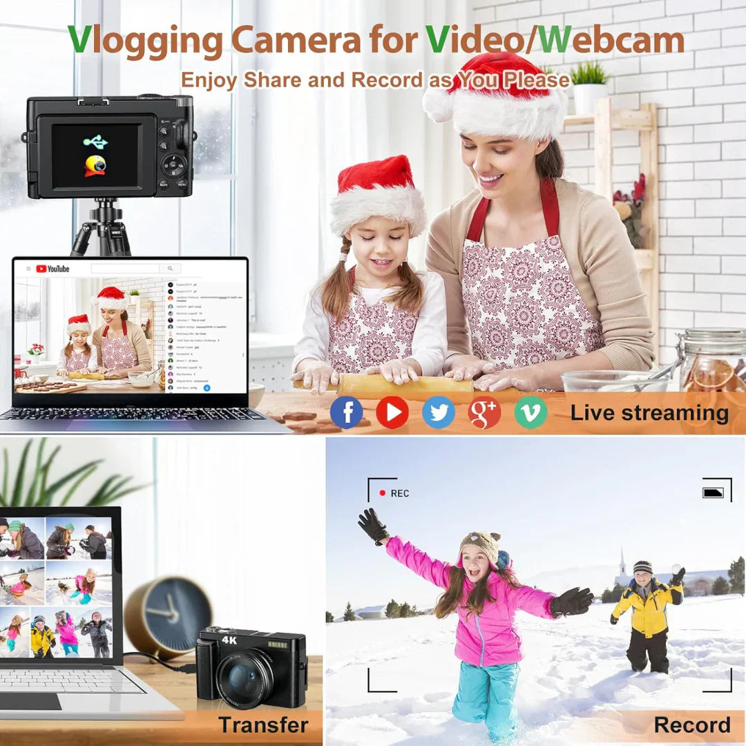 4K Digital Retro Camera