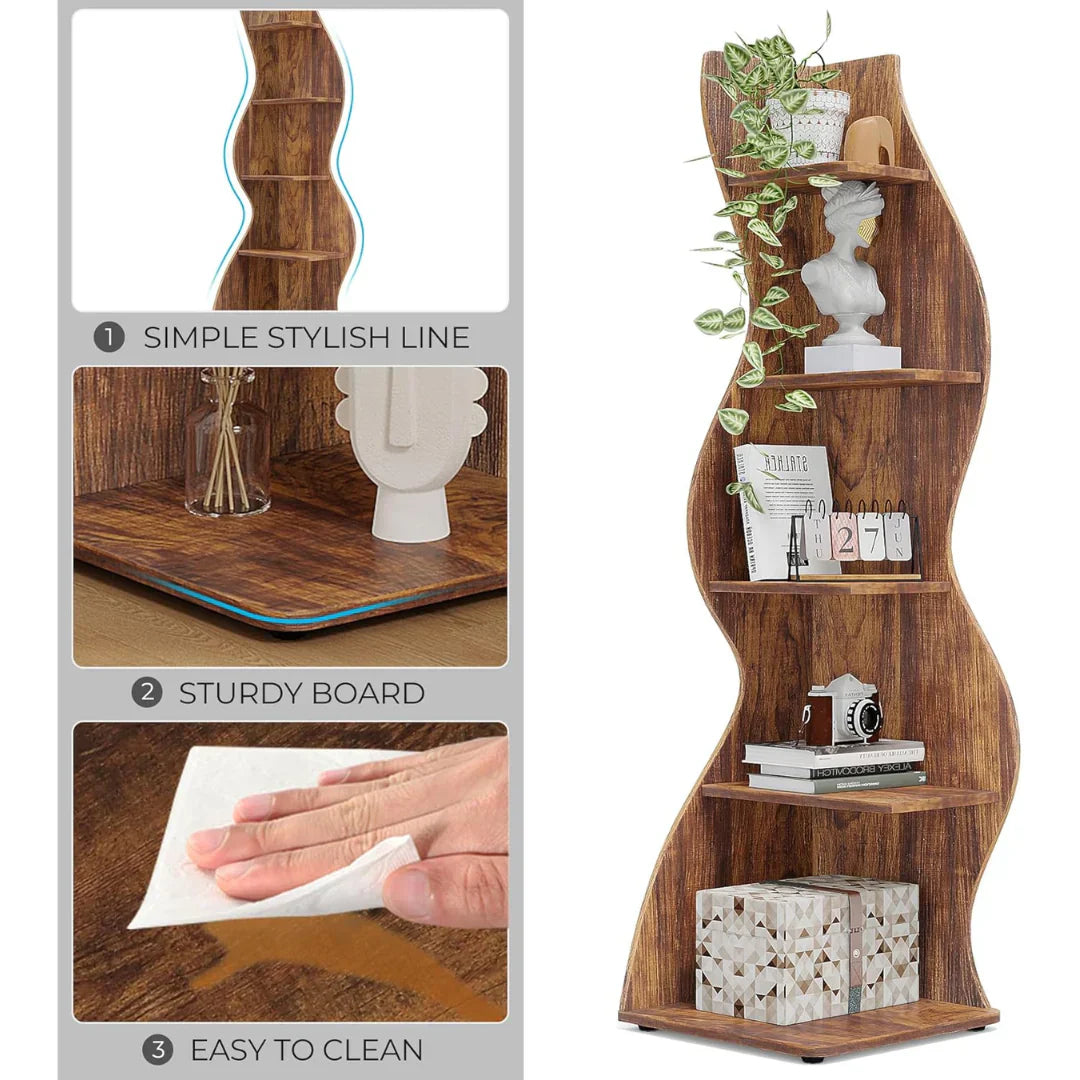 Wavy Corner Shelf