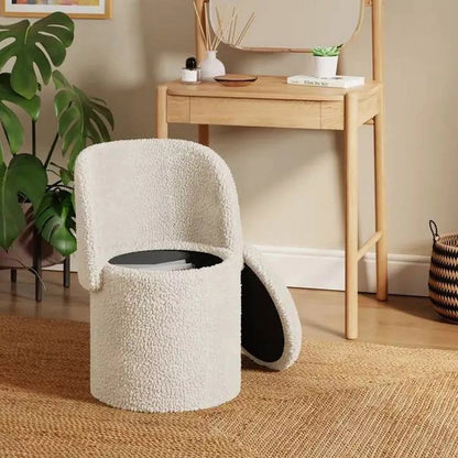 Storage Footstool Chair