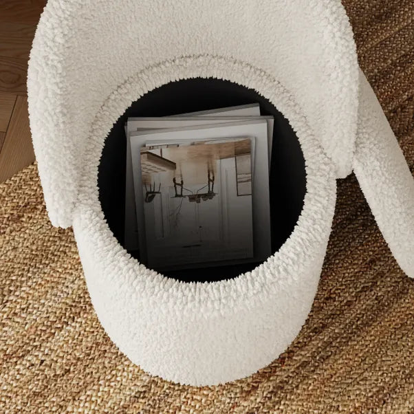 Storage Footstool Chair