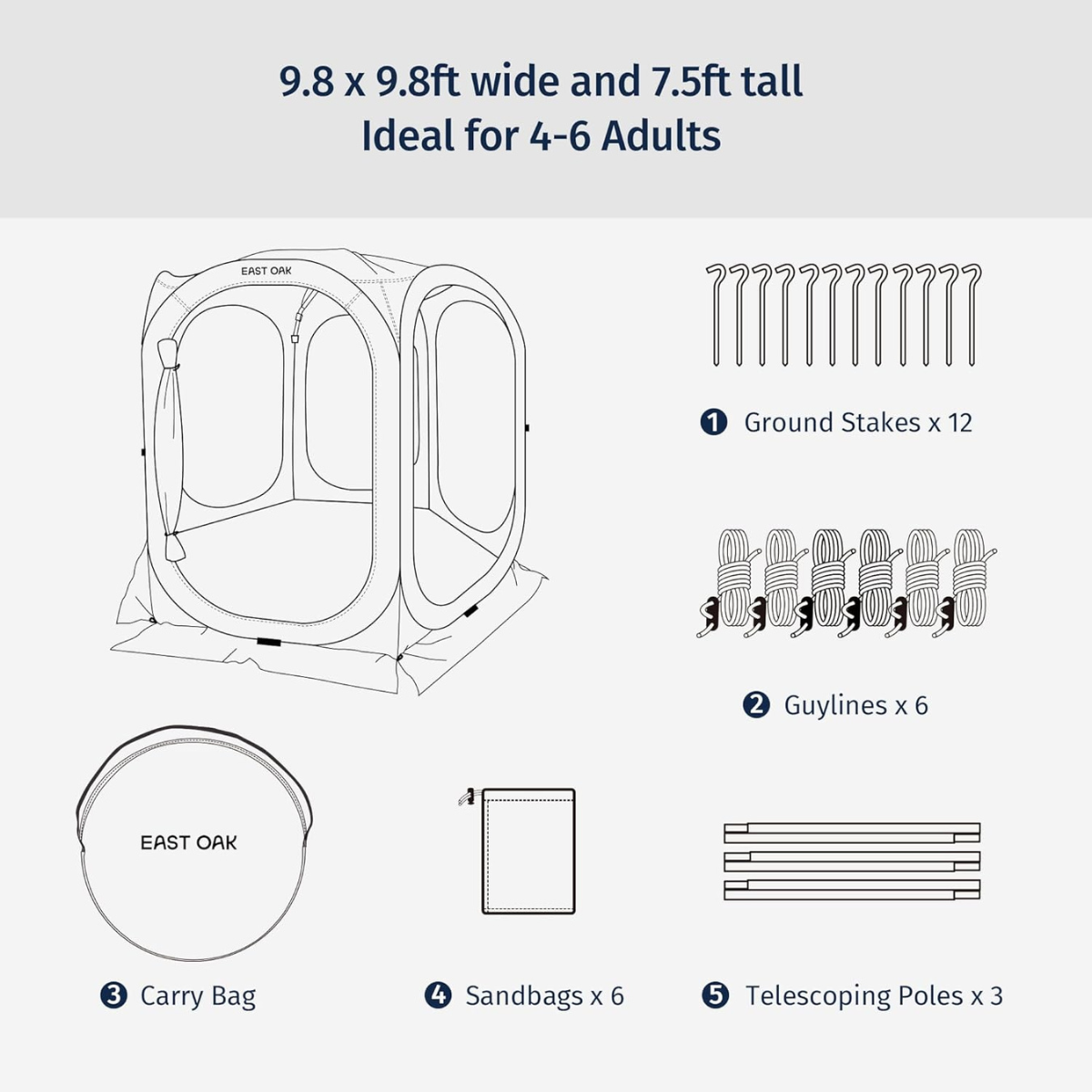 Pop Up Screen Tent