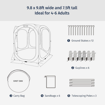 Pop Up Screen Tent