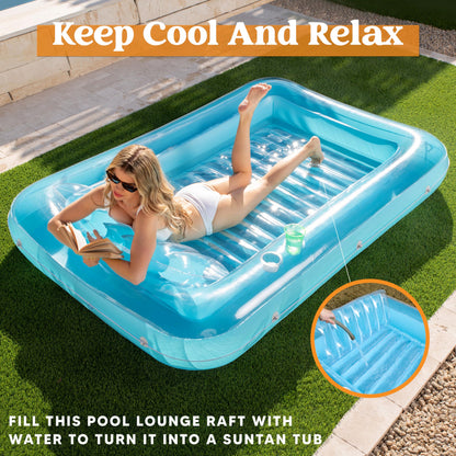 Inflatable Tanning Pool Lounger