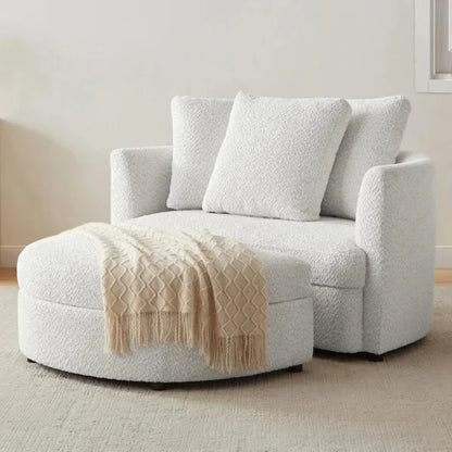 Oversized Fabric Accent Chair
