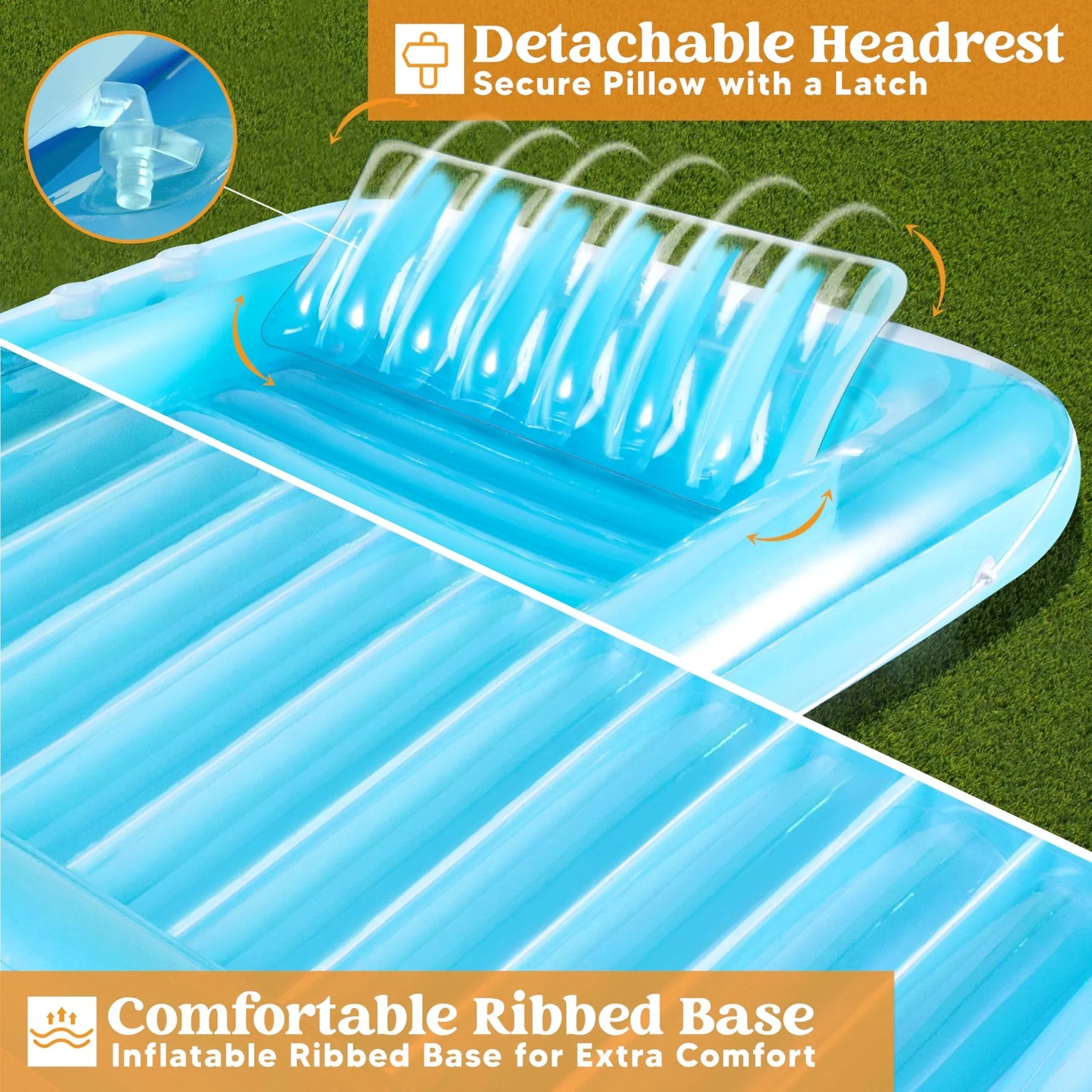 Inflatable Tanning Pool Lounger