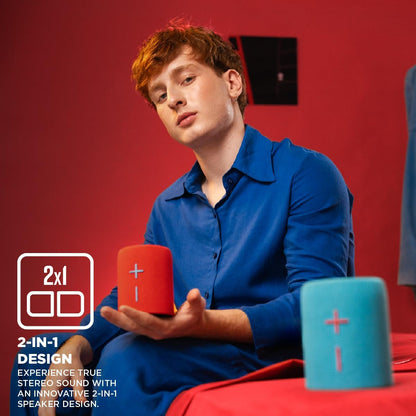 2-in-1 Mini Portable Bluetooth Speaker