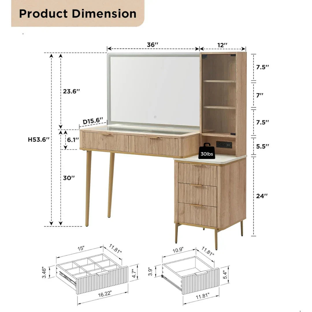 Modern Vanity Desk