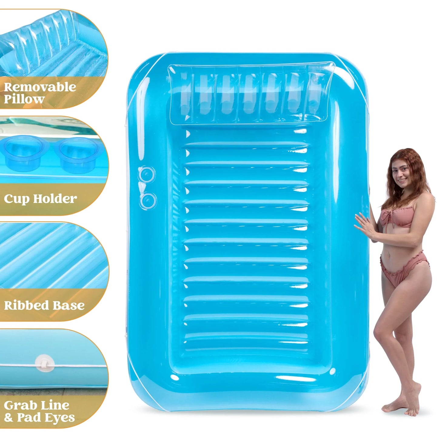 Inflatable Tanning Pool Lounger