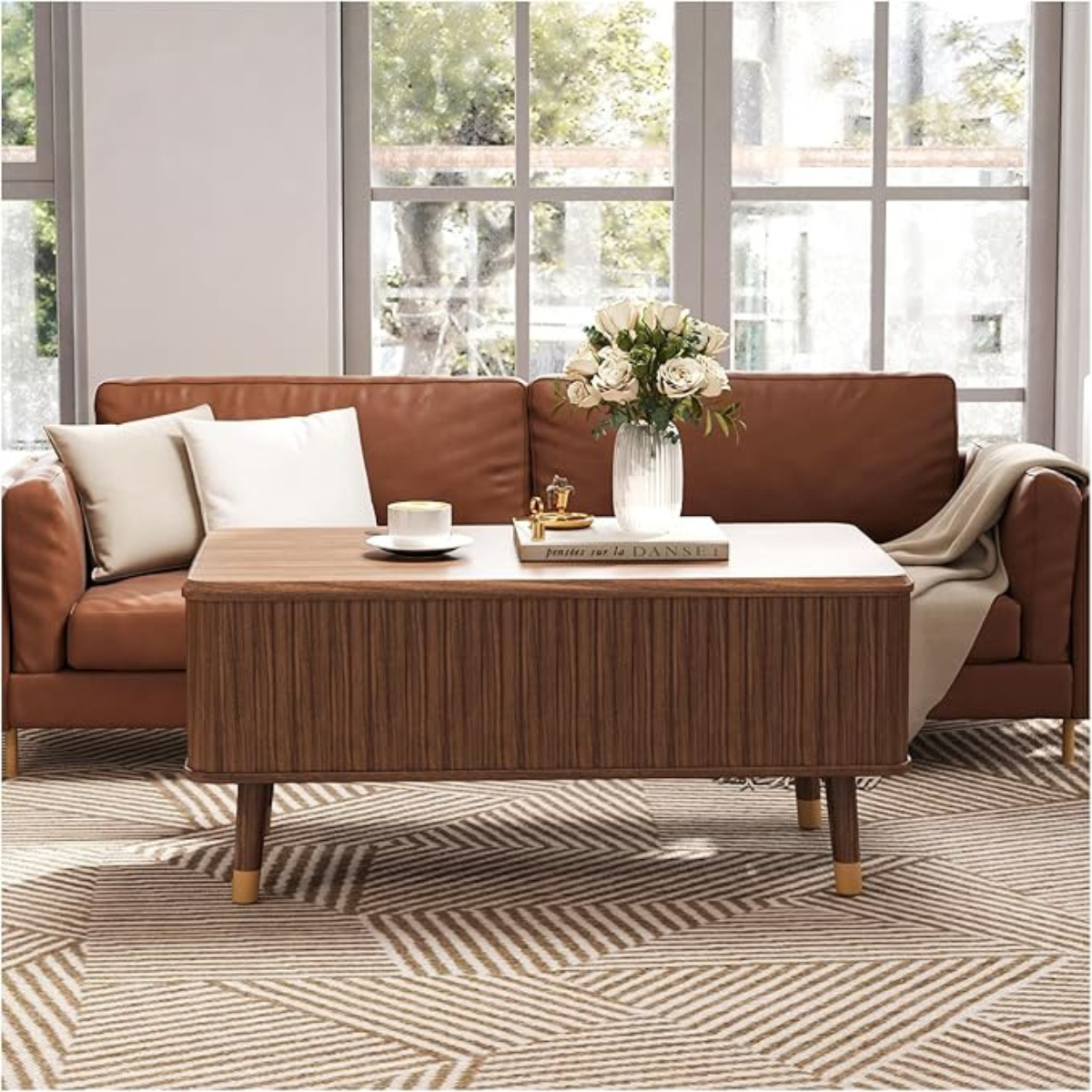 Lift-Top Coffee Table with Storage