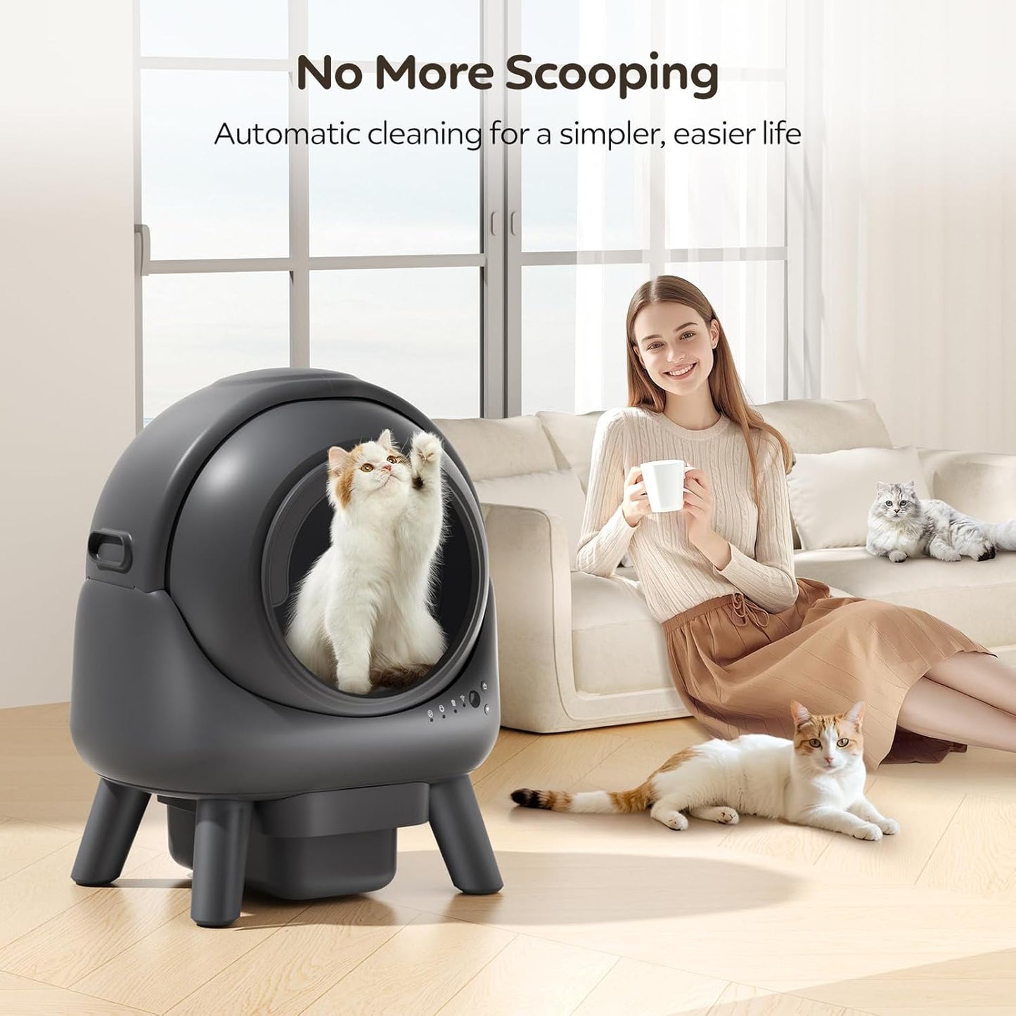 Self Cleaning Litter Box