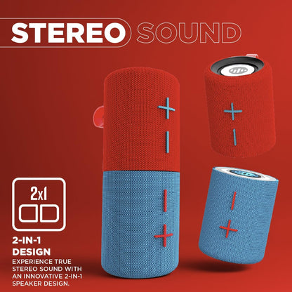 2-in-1 Mini Portable Bluetooth Speaker