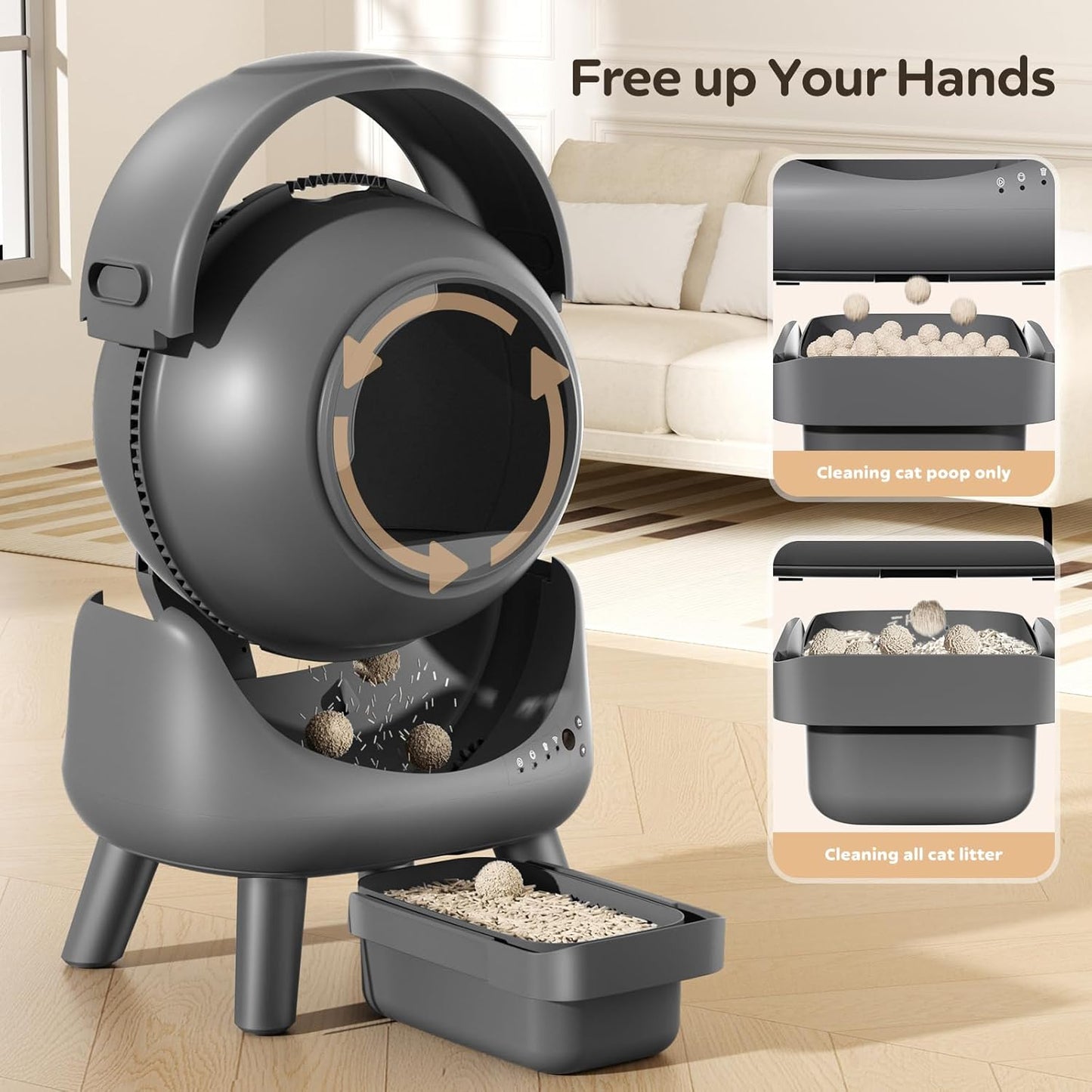 Self Cleaning Litter Box