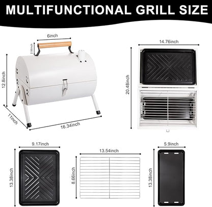 Portable Tabletop Charcoal Grill