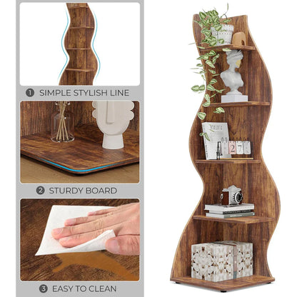 Wavy Corner Shelf
