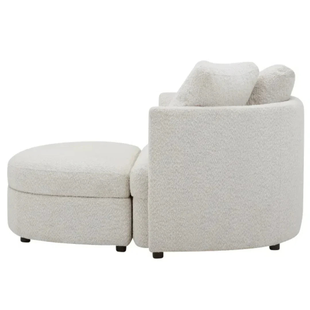 Oversized Fabric Accent Chair