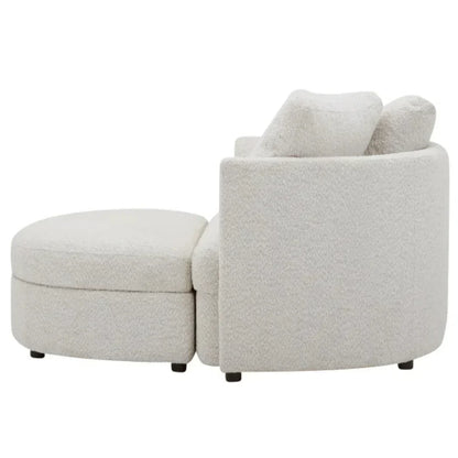 Oversized Fabric Accent Chair