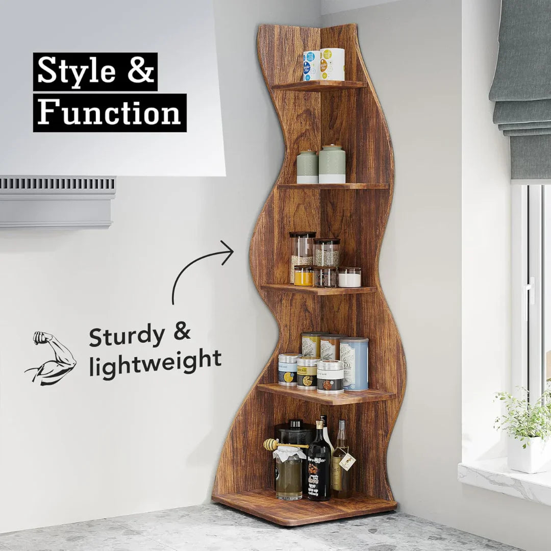 Wavy Corner Shelf