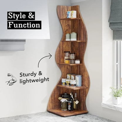 Wavy Corner Shelf