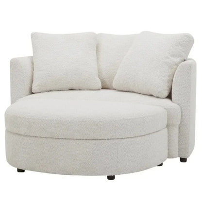 Oversized Fabric Accent Chair