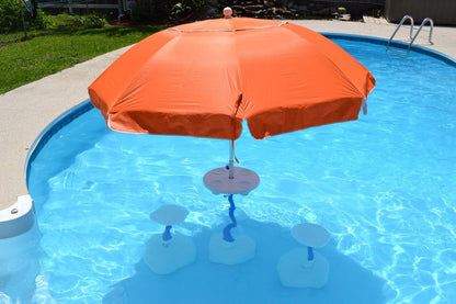 Swimming Pool Table and Stools